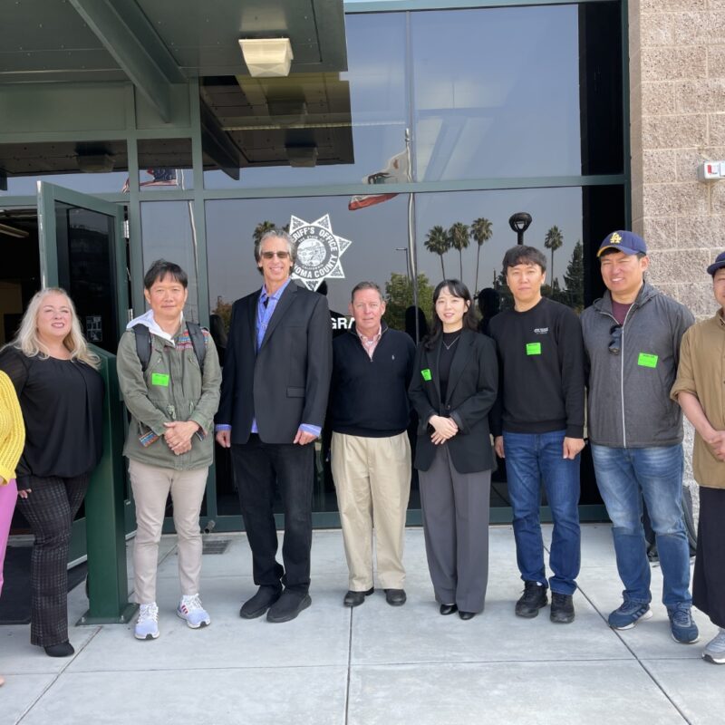 Michael Plaksin, AX VP of Sales & Marketing and Steve Monnier, AX VP of Sales, co-hosting the Korean Delegation at REDCOM Facilities in Sonoma County.